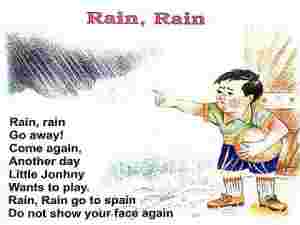 Rain Rain English Rhymes