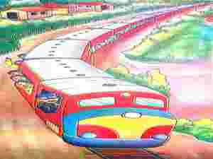 Aayi Rail Hindi Rhymes