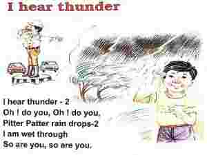 Hear Thunder English Rhymes